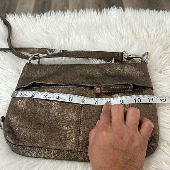 TIGNANELLO LEATHER SHOULDER BAG - Picture 5 of 8